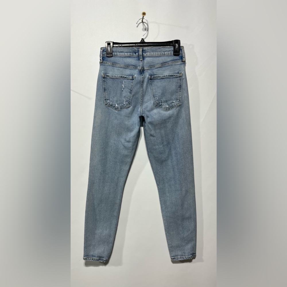 AGOLDE Sophie High Rise Crop Skinny Jeans Womens Size 26 Inseam 26” - Picture 3 of 5